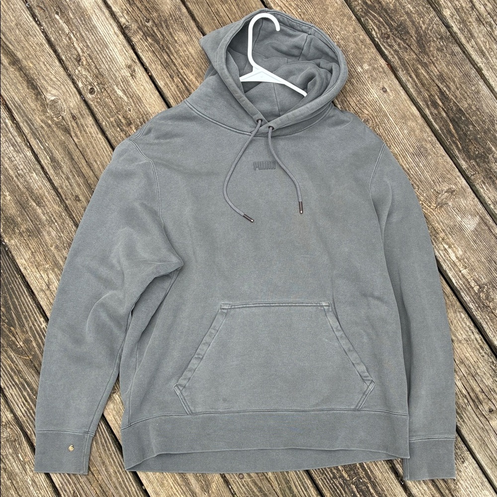 Puma MMQ Earthbreak Hoodie Castlerock Premium Men’s Large MSRP $100 Grey Hoodie